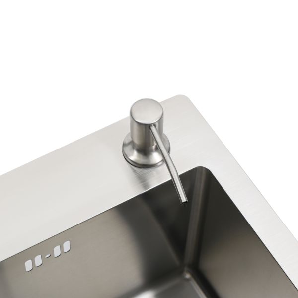 Мойка R5050H Melana ProfLine 3,0/200 сатин в комплекте с дозатором