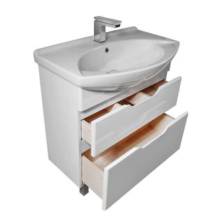 Dreja Тумба Laguna Plus 75, белый лак