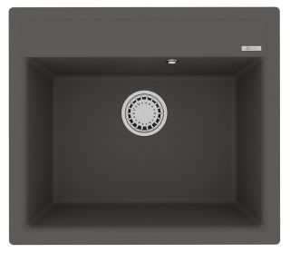 Кухонная мойка Lemark Hanka 570 9910017 серый шёлк