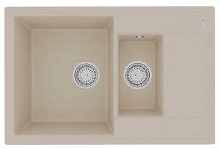 Кухонная мойка Lemark Ramza 760 9910038 бежевый
