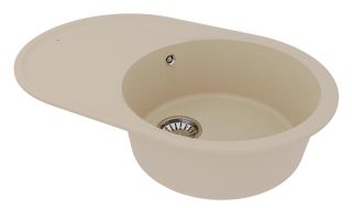 Кухонная мойка Lemark Lacha 760 9910056 бежевый