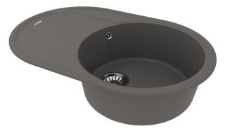 Кухонная мойка Lemark Lacha 760 9910059 серый шёлк