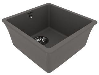 Кухонная мойка Lemark Sinara 400-U 9910065 серый шёлк