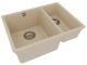 Кухонная мойка Lemark Sinara 550.2-U 9910080 бежевый