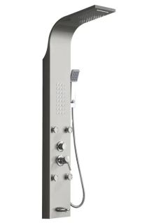 Панель душевая Cerutti SPA Victoria BR CT9980 матовая нержавеющая сталь