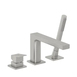 Смеситель на борт ванны Kludi Decus 54448N575 брашированный никель