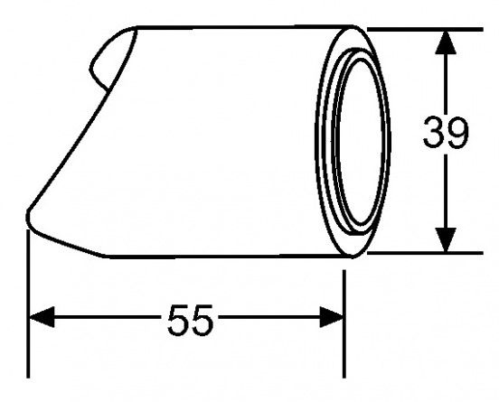 Комплект для внешнего монтажа Kludi Sirena хром 6211905-00