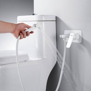 Гигиенический душ со смесителем Shevanik S9905C белый