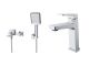 Комплект смесителей для ванной комнаты BelBagno ARDENTE-VASM/LVM-CRM хром