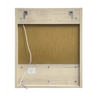 Зеркало-шкаф Comforty Марио 00-00015518 60 см дуб дымчатый