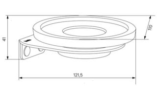 Мыльница IDDIS Noa NOAWTG0i42 белый матовый