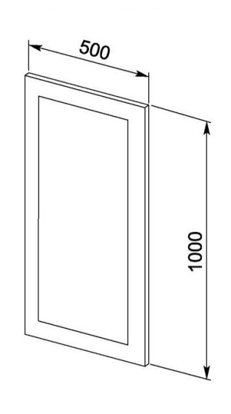 Зеркало Aquanet Нота 50 лайт