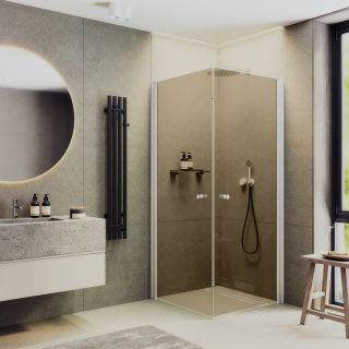 Душевой уголок MaybahGlass MGY-1302-1 90x90см белый