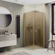 Душевой уголок MaybahGlass MGY-1301-3 90x90см золото