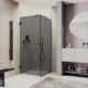 Душевой уголок MaybahGlass MGY-1308-6 90x90см чёрный/графит
