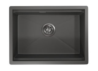 Мойка кухонная Granula 6045U, ГРАФИТ МАТОВЫЙ
