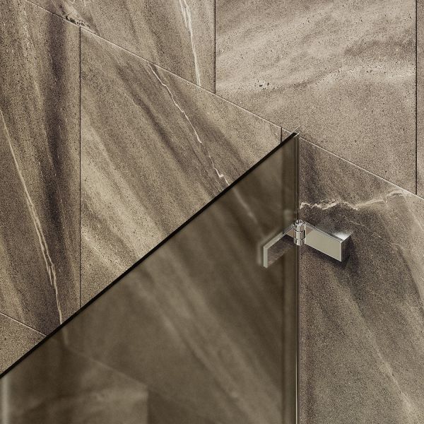 Шторка на ванну MaybahGlass MGV-652-4 70см хром глянцевый