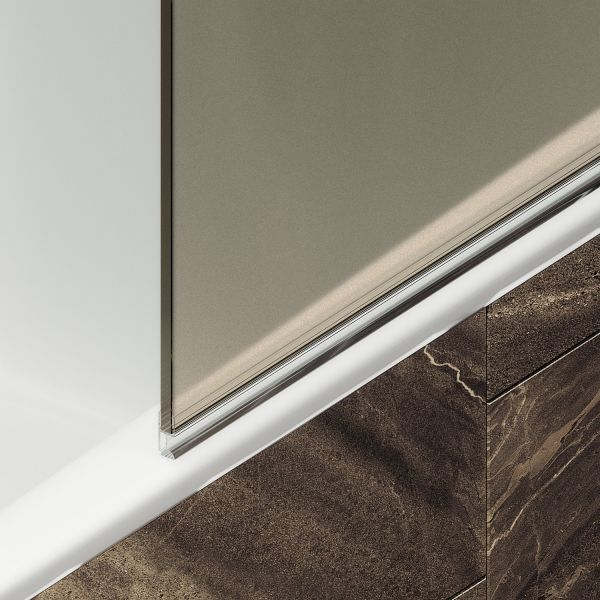 Шторка на ванну MaybahGlass MGV-652-4 70см хром глянцевый