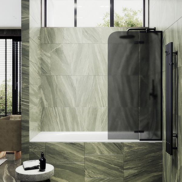 Шторка на ванну MaybahGlass MGV-660-6 69см чёрный