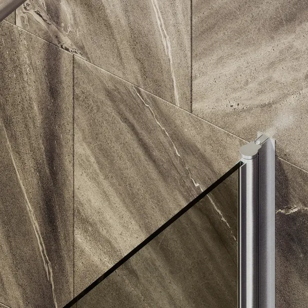 Шторка на ванну MaybahGlass MGV-611-5 60см хром матовый