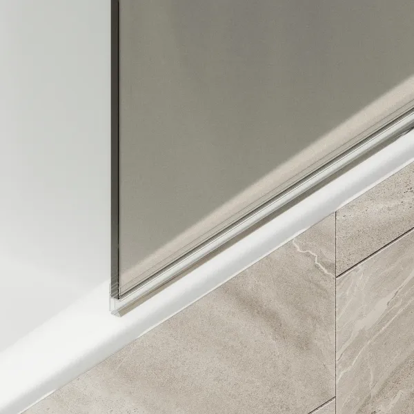 Шторка на ванну MaybahGlass MGV-617-2 70см бронза