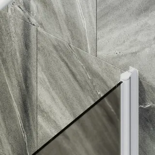 Шторка на ванну MaybahGlass MGV-617-1 70см белый