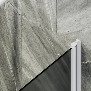 Шторка на ванну MaybahGlass MGV-609-1 50см белый