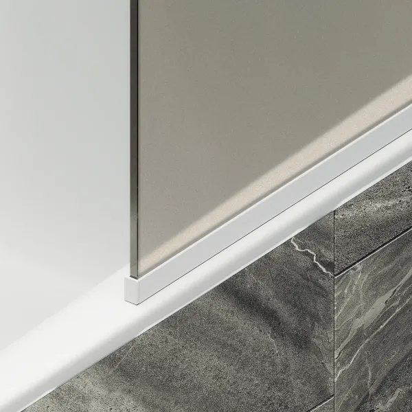 Шторка на ванну MaybahGlass MGV-136-1у 44см белый