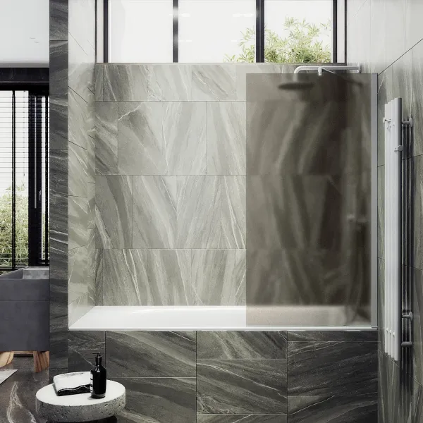 Шторка на ванну MaybahGlass MGV-75-1ш 70см белый