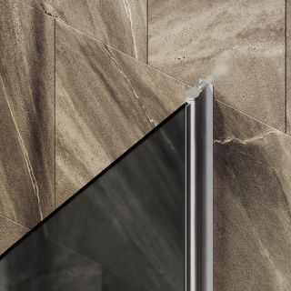 Шторка на ванну MaybahGlass MGV-768-5 40см хром матовый