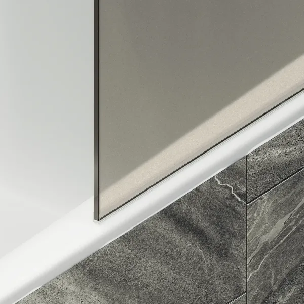 Шторка на ванну MaybahGlass MGV-73-1ш 50см белый