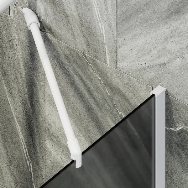 Шторка на ванну MaybahGlass MGV-89-1ш 90см белый