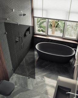 Душевая перегородка MaybahGlass MGD-274-4 79см хром глянцевый