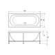 Акриловая ванна Aquanika Line A1016075028 180x80 см белый