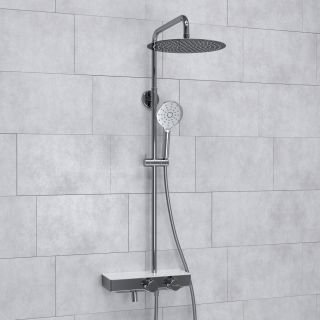 Душевой комплект WasserKRAFT A113.116.127.CH Thermo хром