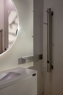 Полотенцесушитель электрический Boheme Oak 724-NB 20x150 см брашированный никель