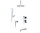 Wasserkraft А171668 Встраиваемый комплект для ванны с верхней душевой насадкой, лейкой и изливом