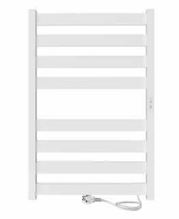 Полотенцесушитель электрический Indigo Oktava Slim 5 LСLOKS5E80-50WMRt 80x50 см белый матовый