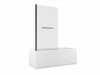 Шторка для ванны Allen Brau Priority 3.31022.BBA черный браш