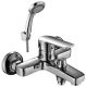 Смеситель для ванны Decoroom с ручным душем хром DR38036