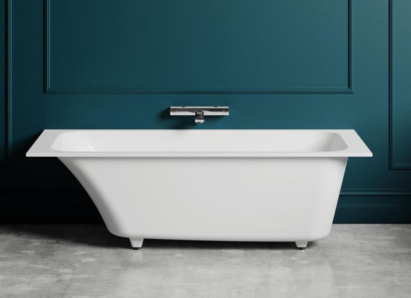 Ванна из искусственного камня Salini Orlanda Kit S-Sense 102111M 170x70см белый матовый