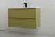 Подвесная тумба под раковину Art&Max Bianchi 75см оливковый матовый AM-Bianchi-750-2C-SO-OM