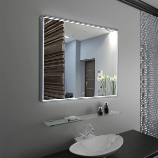 Зеркало с подсветкой Continent Sting ЗЛП547 с сенсорным выключателем 90см