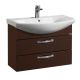 Тумба под раковину Акватон Ария 80см тёмно-коричневый 1A140801AA430