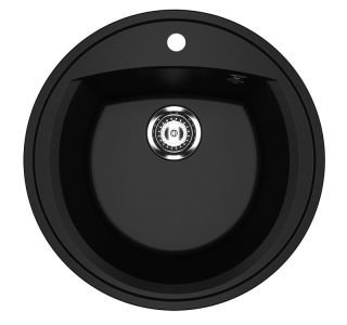 Кухонная мойка Ulgran Classic U-603-344 ультра-чёрный