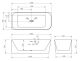 Акриловая ванна ABBER 160x75см левая AB9331-1.6 L
