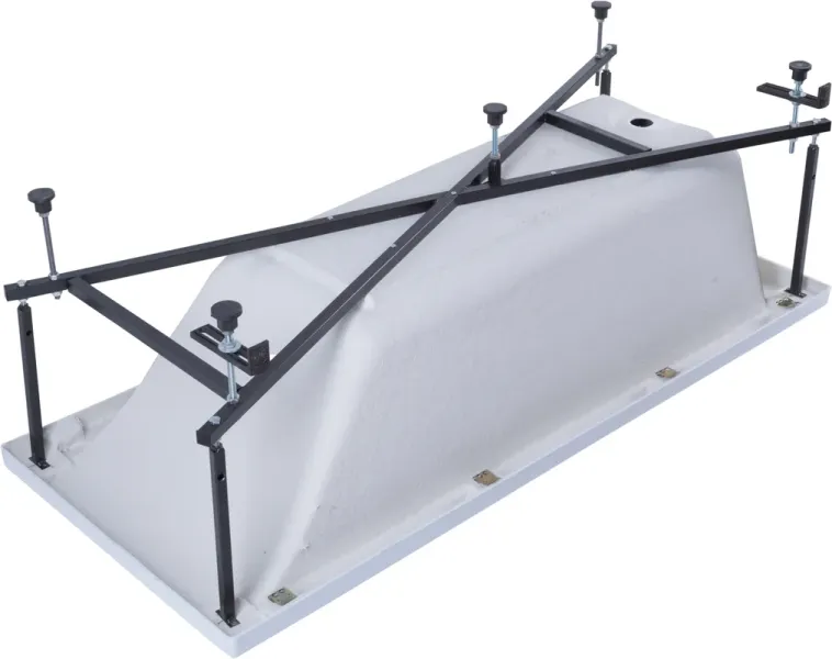 Акриловая ванна Aquanet Bright 347137 165x70 см с каркасом и фронтальной панелью