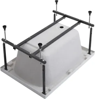 Акриловая ванна Aquanet Seed 347169 100x70 см с каркасом и фронтальной панелью