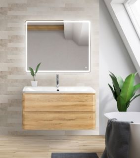 Тумба под раковину BelBagno подвесная 80x50см Rovere Rustico ALBANO-800-2C-SO-RR