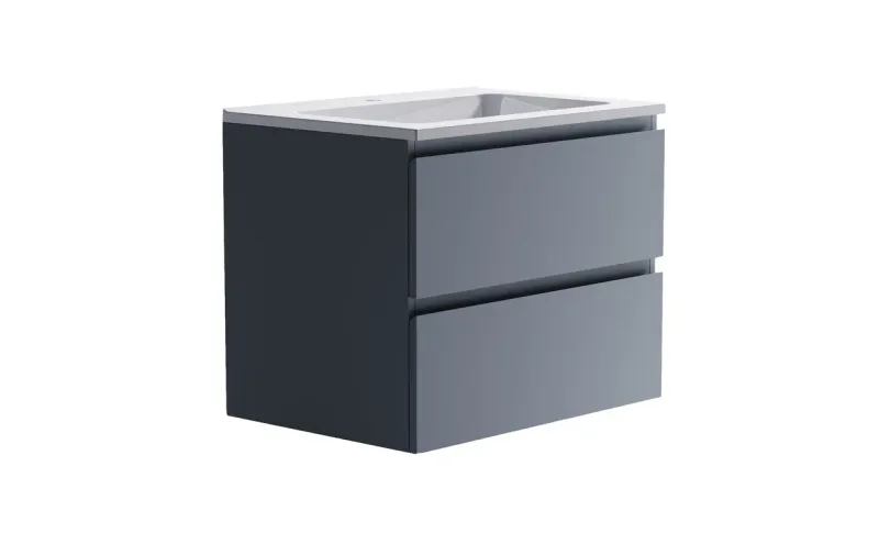 Тумба с раковиной Astra-Form Альфа 03060004ncss3005-r80b+04010006 70 см голубой матовый